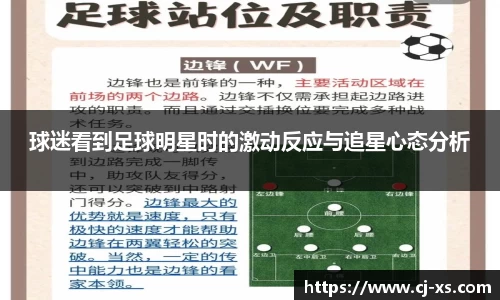 球迷看到足球明星时的激动反应与追星心态分析